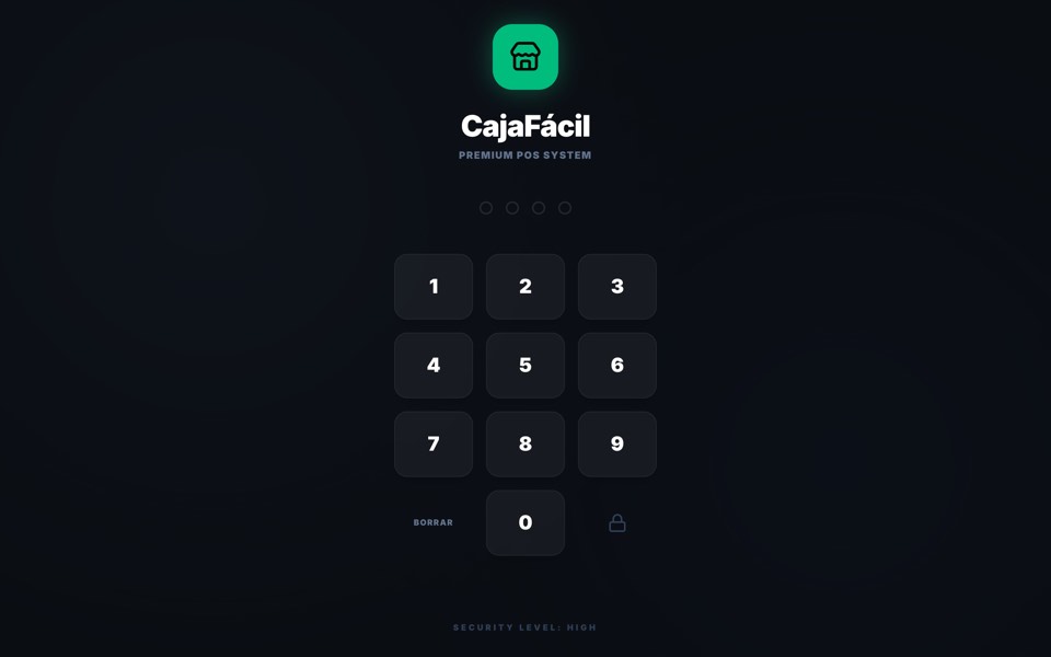 Captura del sitio web de Caja Fácil